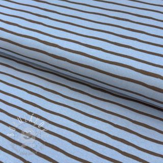 Úplet Stripes dusty blue