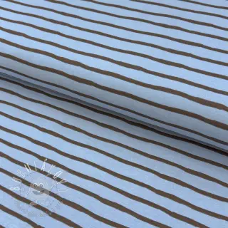 Úplet Stripes dusty blue