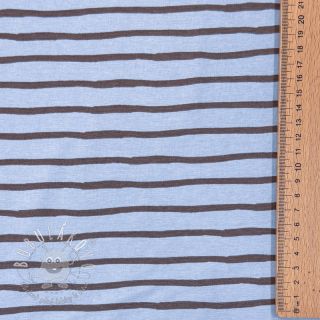Úplet Stripes dusty blue