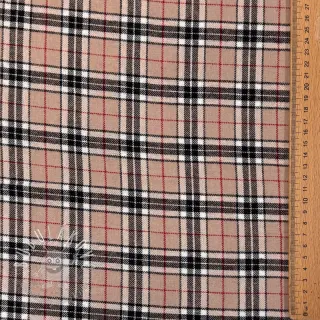 Bavlnená látka LIGHT FLANNEL Check design F