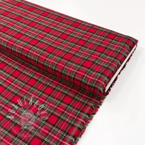 Bavlnená látka LIGHT FLANNEL Check design G