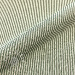 Dekoračná látka DOBBY Colored stripe army green
