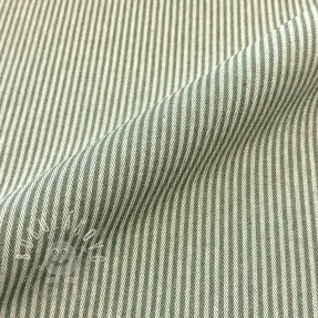 Dekoračná látka DOBBY Colored stripe army green