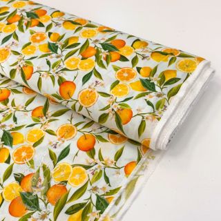 Viskóza RAYON POPLIN Fruity design D
