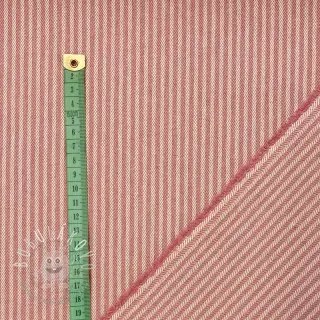 Dekoračná látka DOBBY Colored stripe blush