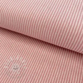 Dekoračná látka DOBBY Colored stripe blush