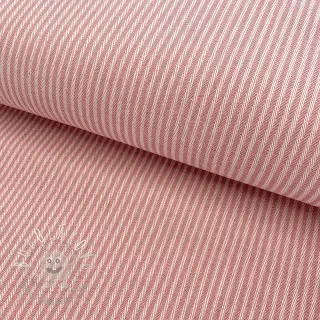 Dekoračná látka DOBBY Colored stripe blush