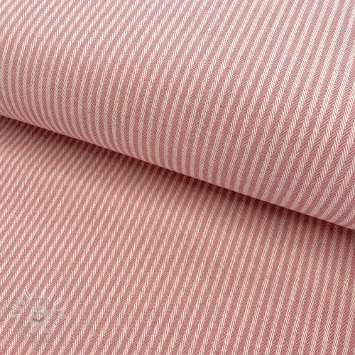 Dekoračná látka DOBBY Colored stripe blush