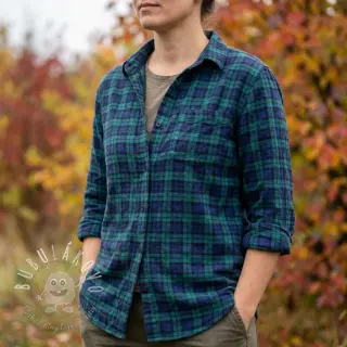 Bavlnená látka LIGHT FLANNEL Check design A