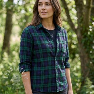 Bavlnená látka LIGHT FLANNEL Check design B