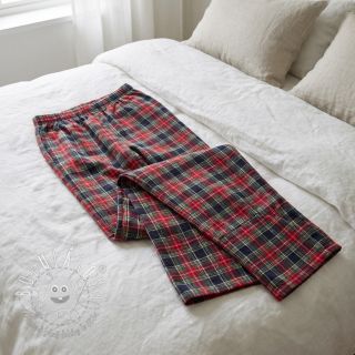 Bavlnená látka LIGHT FLANNEL Check design C