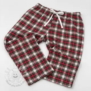 Bavlnená látka LIGHT FLANNEL Check design D