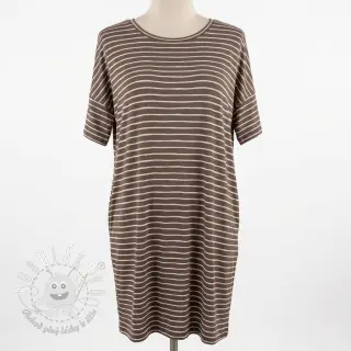 Úplet Stripes taupe