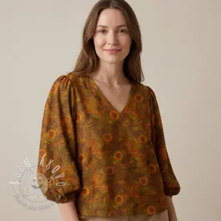 Viskóza RAYON POPLIN Specialty design D