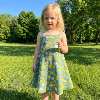 Viskóza RAYON POPLIN Fruity design A