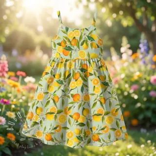Viskóza RAYON POPLIN Fruity design E