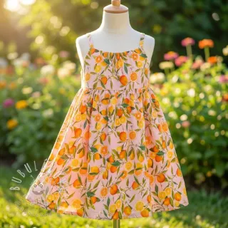 Viskóza RAYON POPLIN Fruity design F