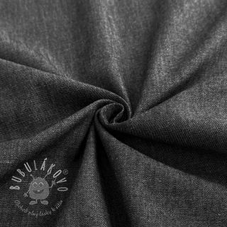 Bavlnená látka JEANS Chambre black