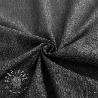 Bavlnená látka JEANS Chambre black