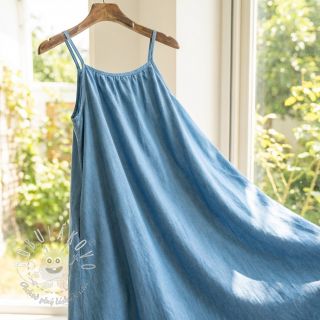 Bavlnená látka JEANS Chambre light jeans