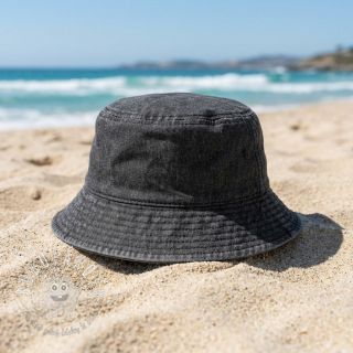 Bavlnená látka JEANS Chambre black