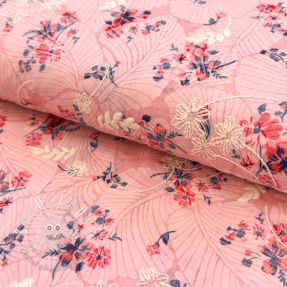 Bavlnená látka s prímesou Burny lovely pink