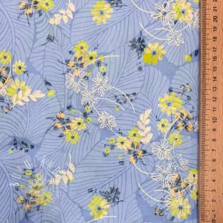 Bavlnená látka s prímesou Burny lovely blue