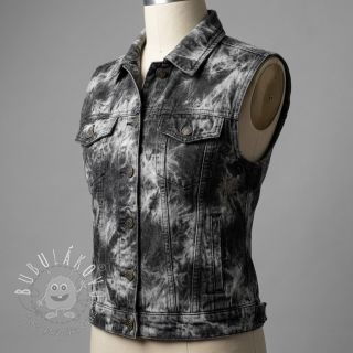 JEANS DENIM Tie -Dye 7,5 OZ black