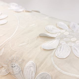 Bavlnená látka EMBROIDERY Bellagio cream