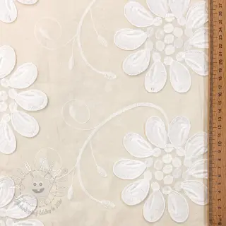 Bavlnená látka EMBROIDERY Bellagio cream