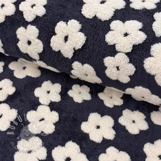 Kabátovina TEDDY Flower power off white