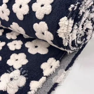 Kabátovina TEDDY Flower power off white
