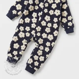 Kabátovina TEDDY Flower power off white