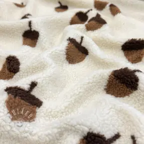 Kabátovina TEDDY JACQUARD Acorns
