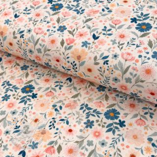 Viskóza s ľanom Sweet and small design C