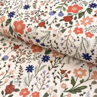 Viskóza s ľanom Botanic design B