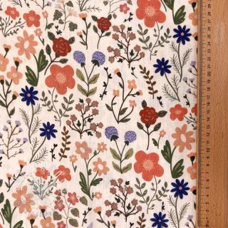 Viskóza s ľanom Botanic design B