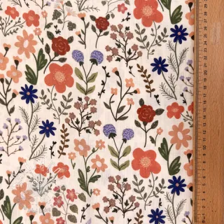 Viskóza s ľanom Botanic design B