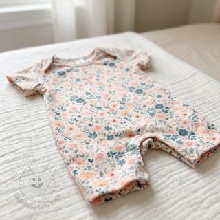 Viskóza s ľanom Sweet and small design C