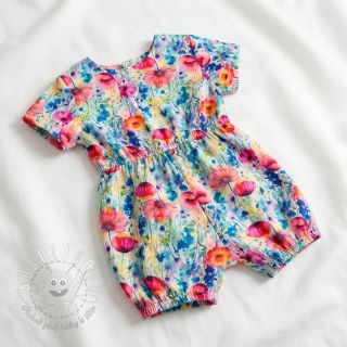 Viskóza s ľanom Bright and bold design C