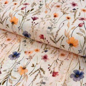 Viskóza s ľanom Botanic design A