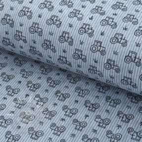 Menčester STRETCH Tractors old blue