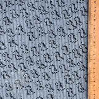 Menčester STRETCH Little dino old blue