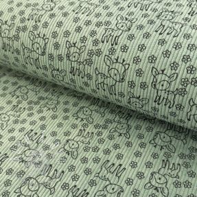 Menčester STRETCH Little deer old green