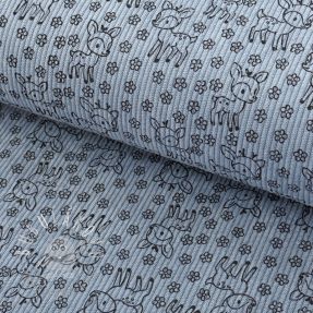 Menčester STRETCH Little deer old blue