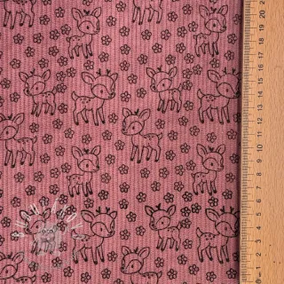 Menčester STRETCH Little deer old pink