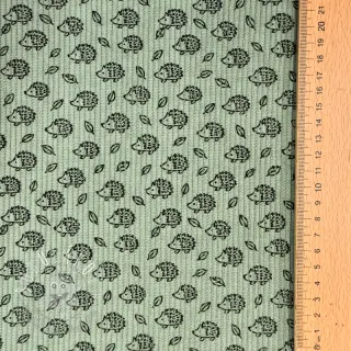 Menčester STRETCH Little hedgehog old green