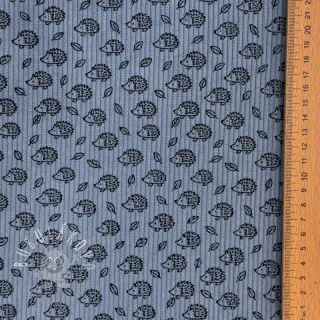 Menčester STRETCH Little hedgehog old blue