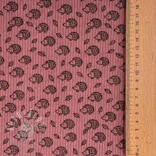Menčester STRETCH Little hedgehog old pink