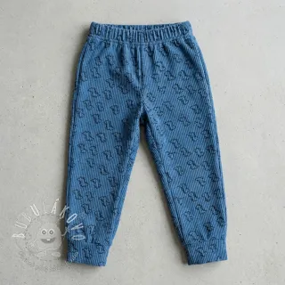 Menčester STRETCH Little dino old blue